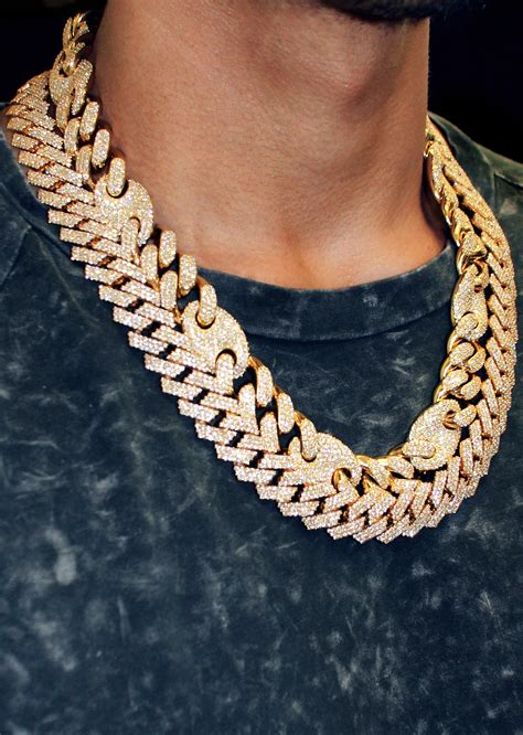 diamond gucci cuban link chain